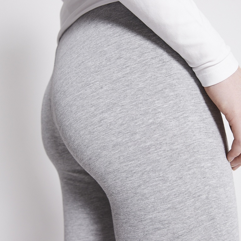 Basic Flare Tights "Malva" Grey Melange